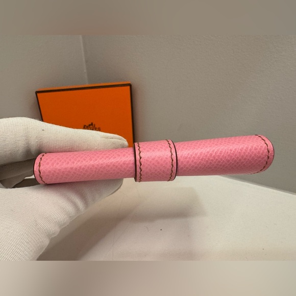 Hermes Bearn Pink Leather Card Holder Wallet - Picture 10 of 12